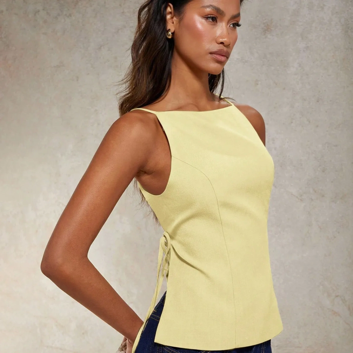 Top de tirantes con espalda descubierta
