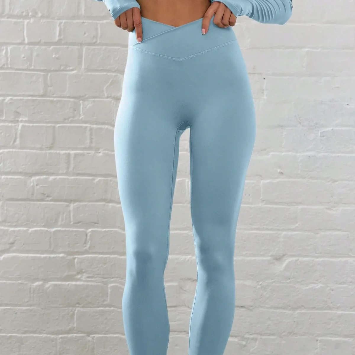 Leggings deportivos cintura cruzada