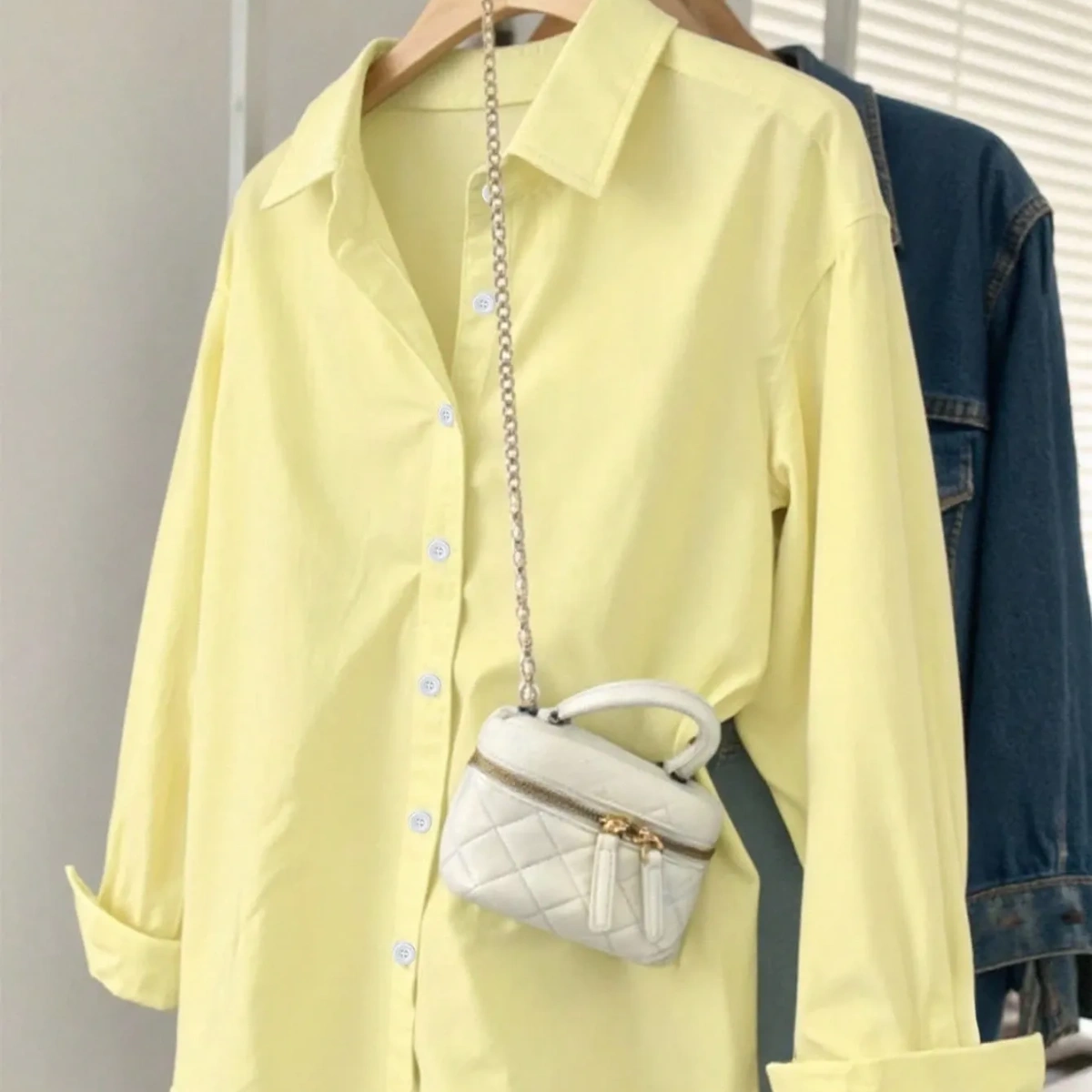 Blusa holgada manga larga casual