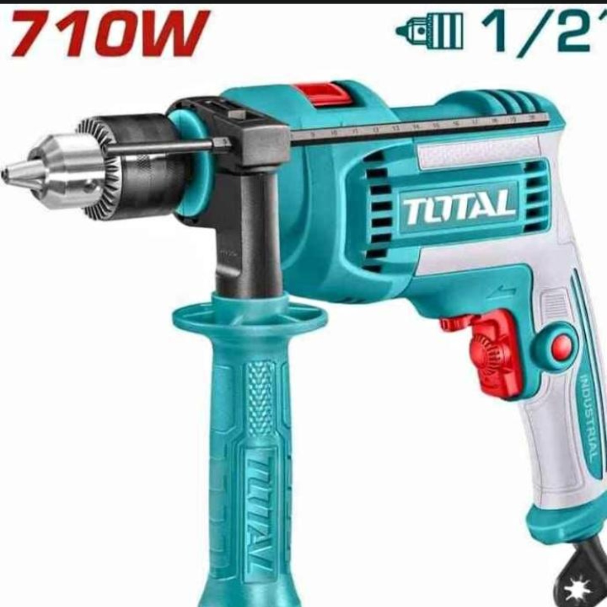 Taladro Percutor/Impacto/Rotomartillo de 710W,1/2",4500 r/min,110V antivibración.