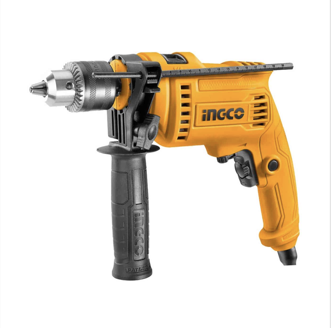 Taladro Industrial 680W de 1/2" con rotomartillo reversa 3000 rpm INGCO