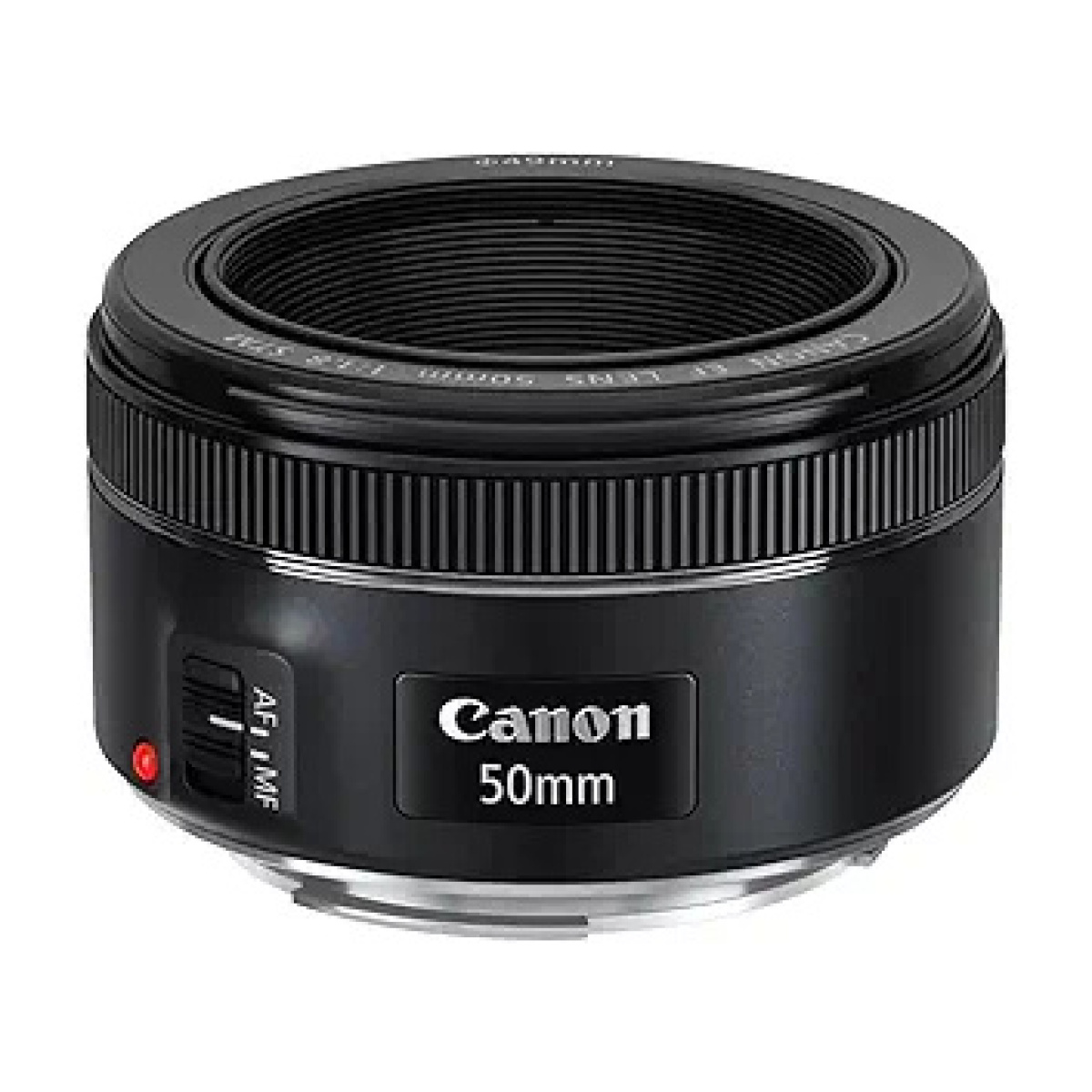 Objetivo Canon EF 50mm f/1.8 STM, negro, compatible con cámaras réflex digitales Canon EOS.
