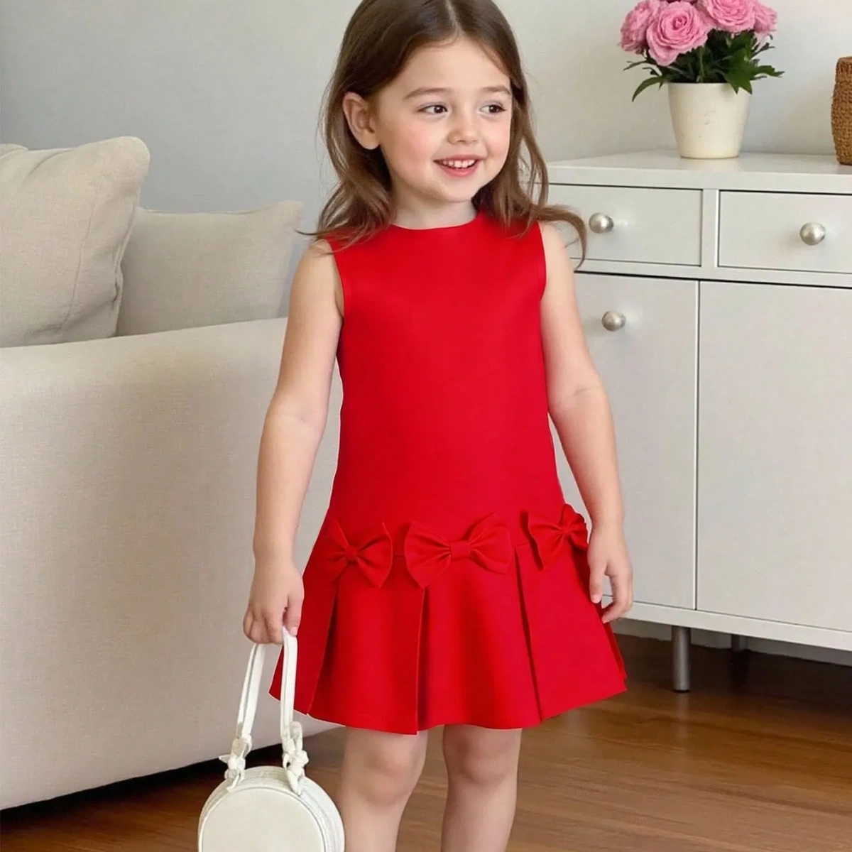 Elladie kids Vestido de verano elegante y minimalista para niñas