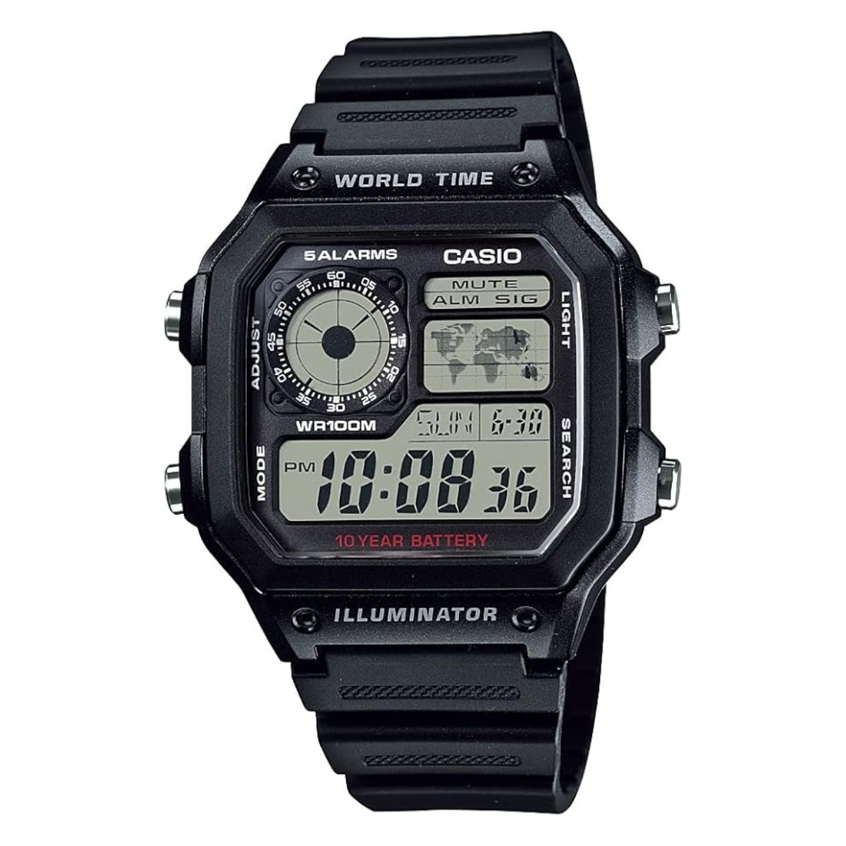 Reloj digital para hombre | Casio Serie AE1200WH