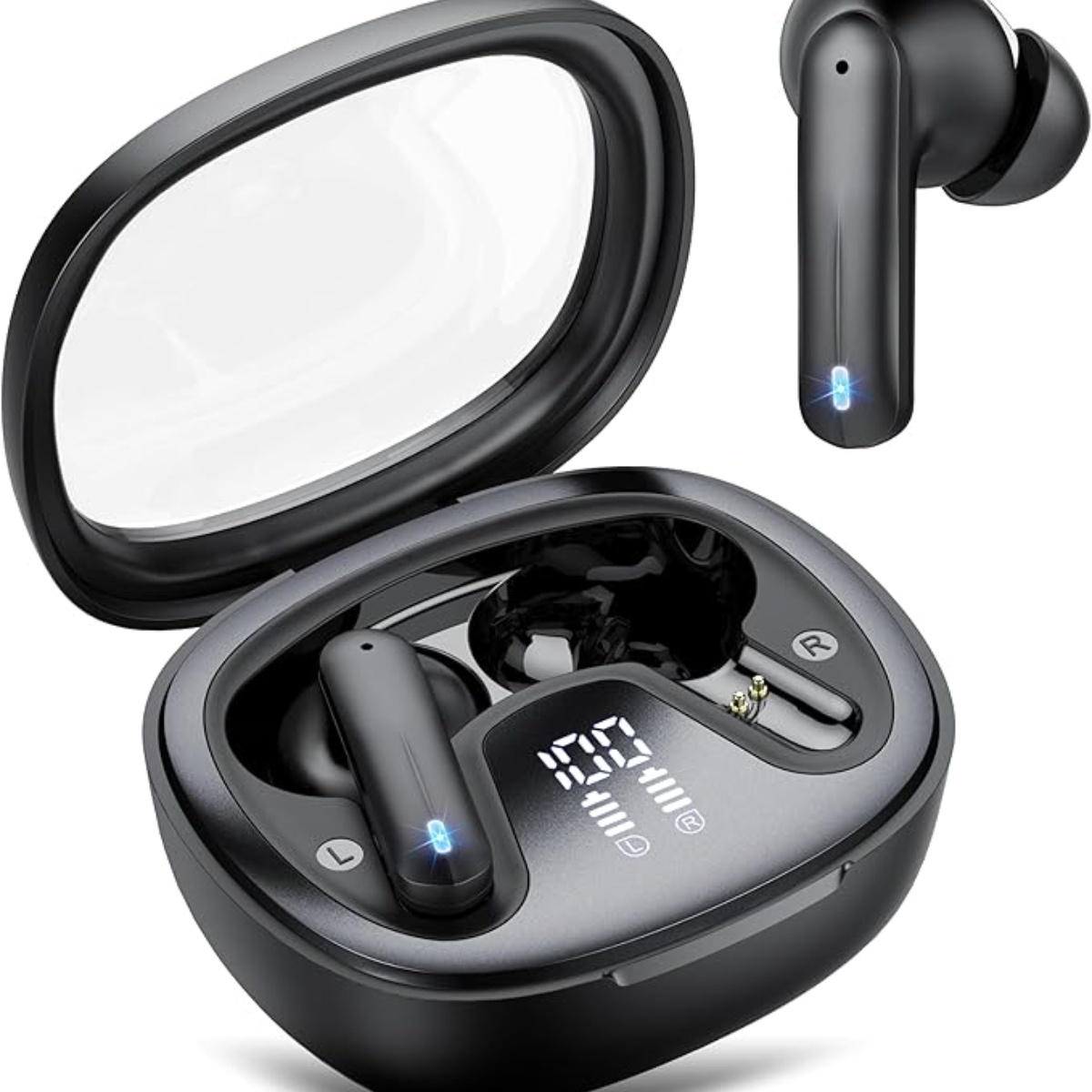 Auriculares inalámbricos, auriculares Bluetooth 5.4 - AOSRAU