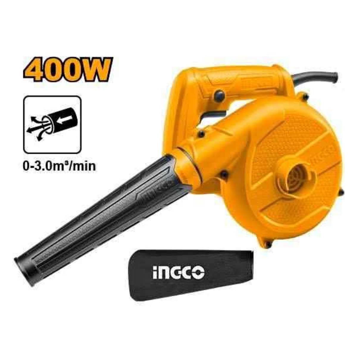 Sopladora/Aspiradora de 400W, eléctrica 110-120V,