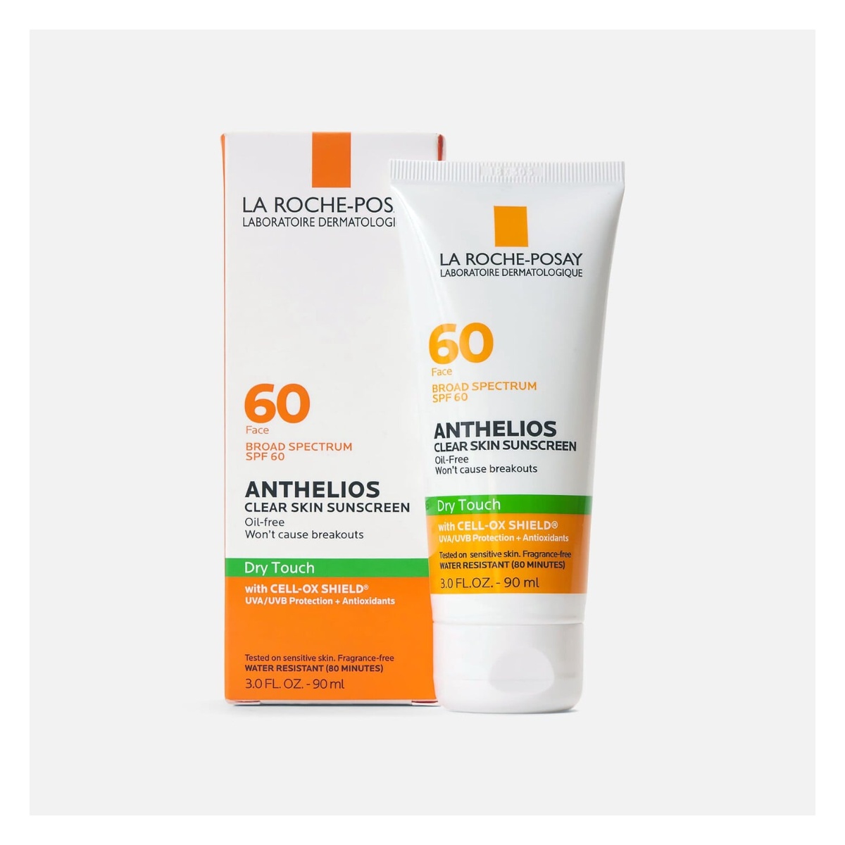 La Roche-Posay Anthelios Clear Skin Protector Solar Facial SPF 60 Dry Touch 90 ml