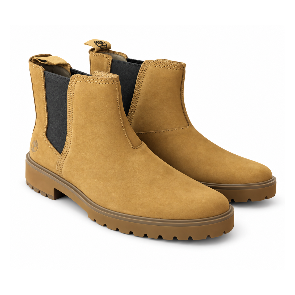 Botines Chelsea Timberland color trigo para dama
